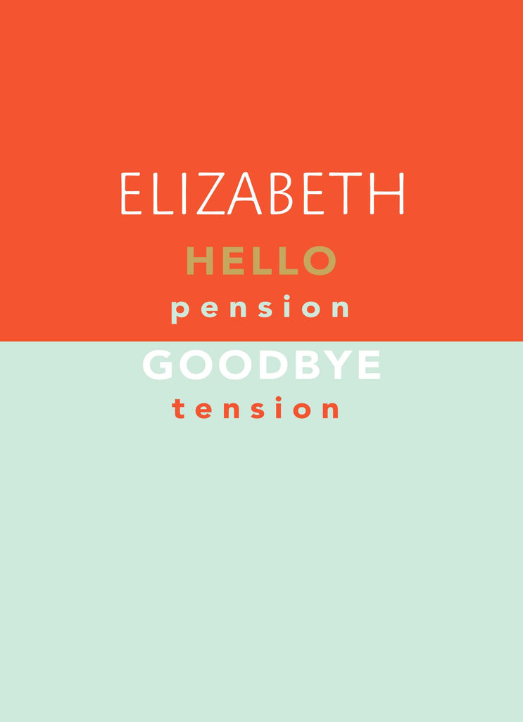 Classic Retirement Congrats Editable Hello Pension