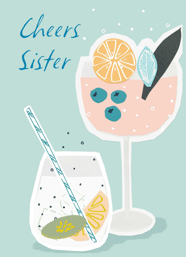 Sister Editable Text Cocktails Straw Drinks