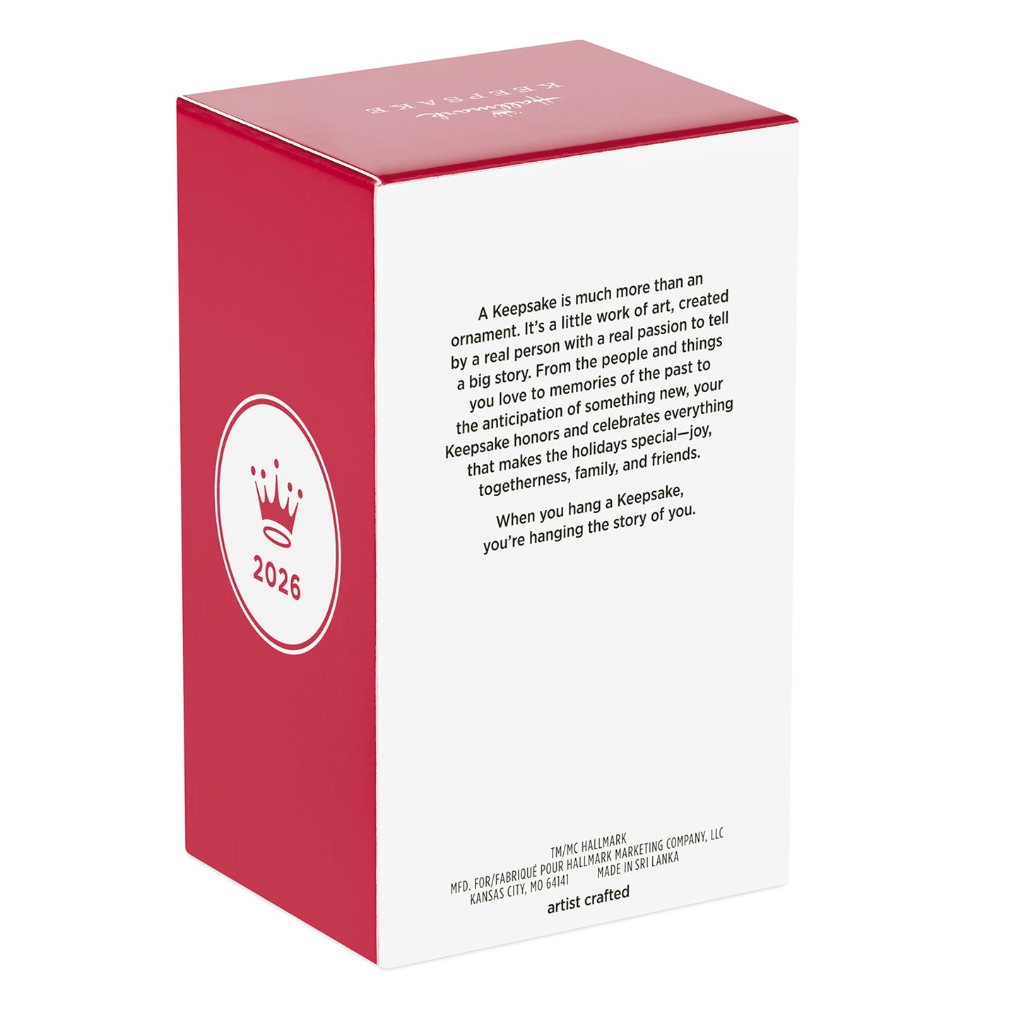 Disney Winnie the Pooh Holiday Hugs — 2026 Hallmark Keepsake Christmas Ornament packaging details, red box, artist crafted text.
