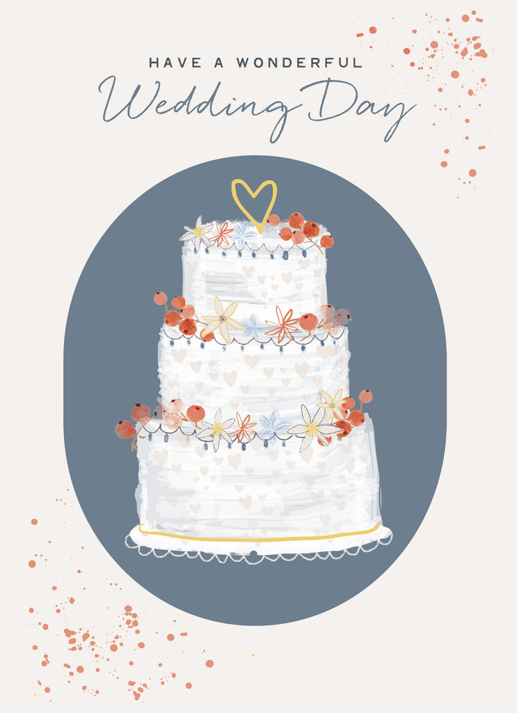 Traditional Wedding Day Congrats Cake Classic