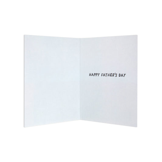 Inside view of Hallmark Father's Day Card - For Dog Father with message 'HAPPY FATHER'S DAY'.