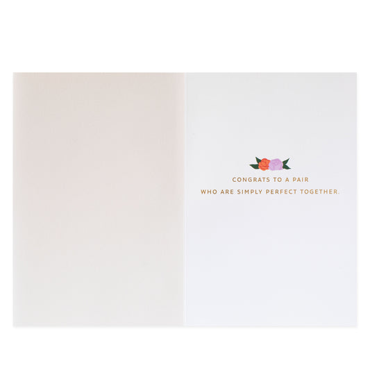 Hallmark Signature Wedding Congratulations Card - Made For Each Other