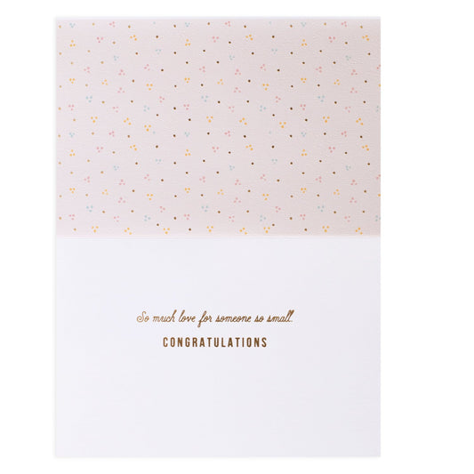Hallmark Signature New Baby Congratulations Card - So Much Love