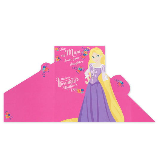 Hallmark Disney Princess Mother's Day Card - Cinderella, Rapunzel & Jasmin