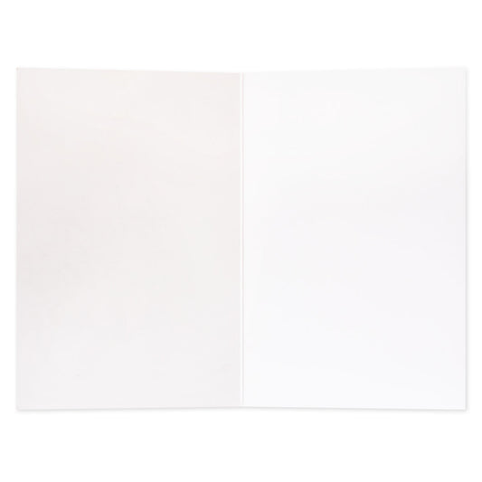 Hallmark Father's Day Card - Black & Gold interior view displaying blank message area for personalisation.