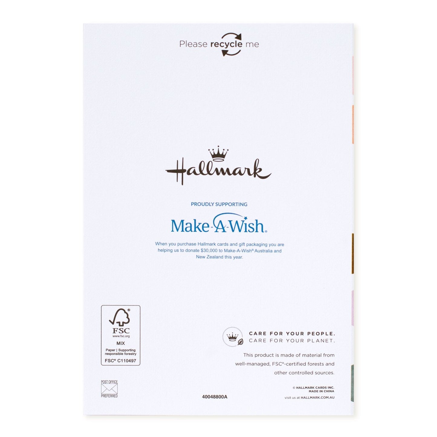 Hallmark 10 Pack Boxed Charity Christmas Cards - Merry & Bright