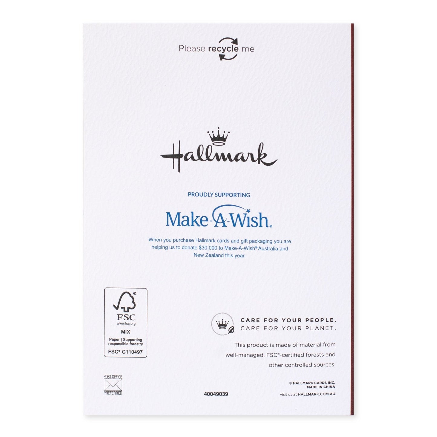 Hallmark x Christie Williams 10 Pack Boxed Charity Christmas Cards - Treasured Memories