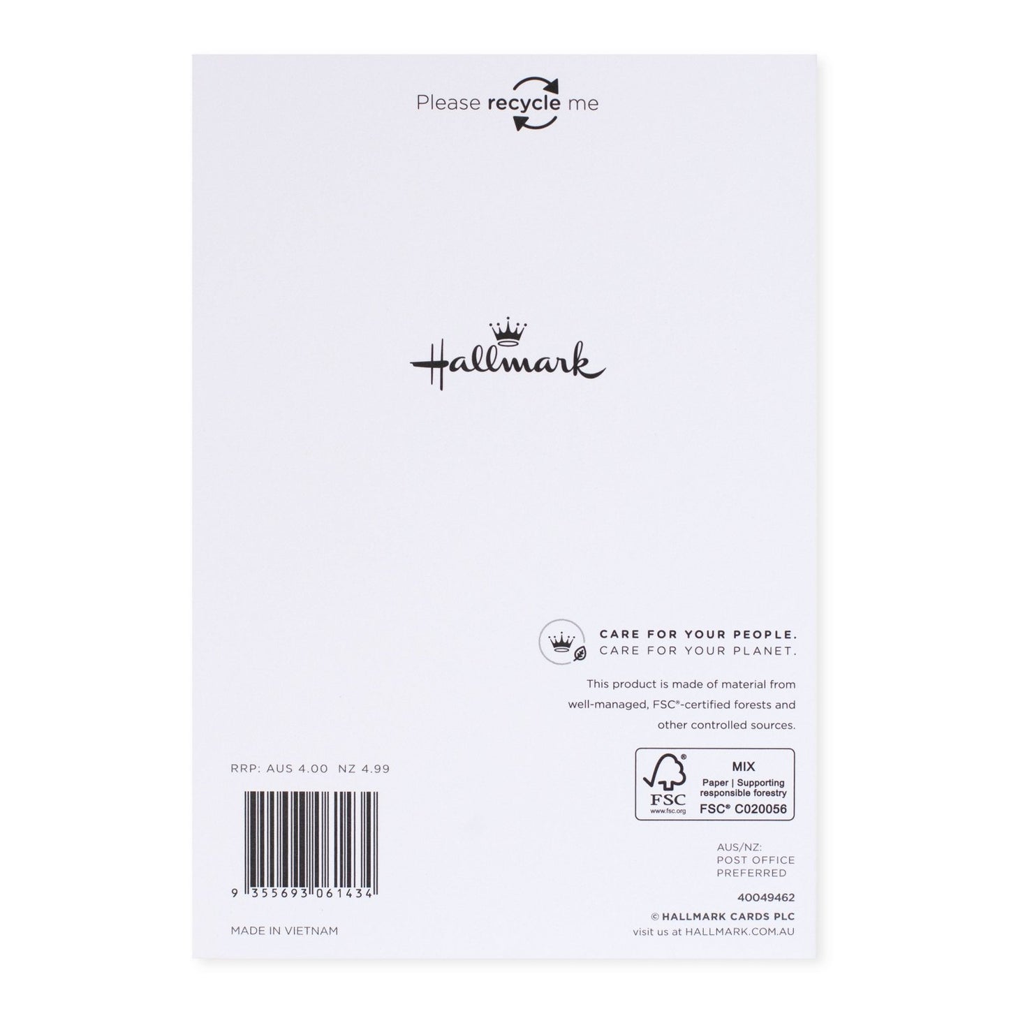 Hallmark Christmas Card - Noel