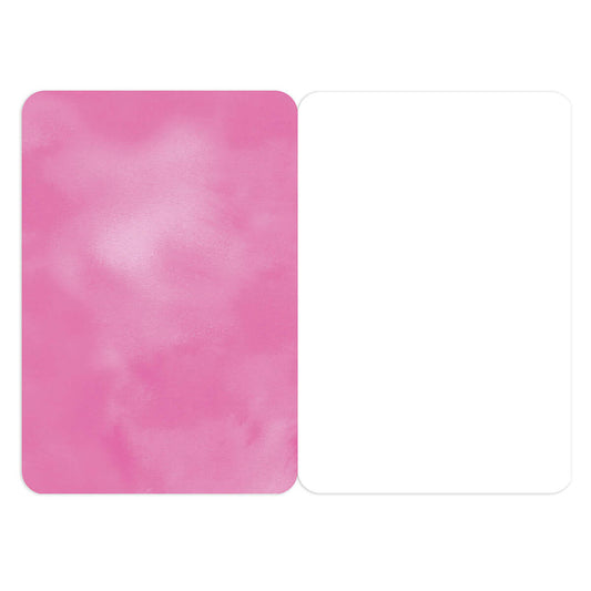 Hallmark Valentine's Day Card - XOXO featuring a vibrant pink watercolour design inside, left side blank for personal messages
