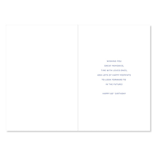 Hallmark 60th Birthday Card - Great Memories