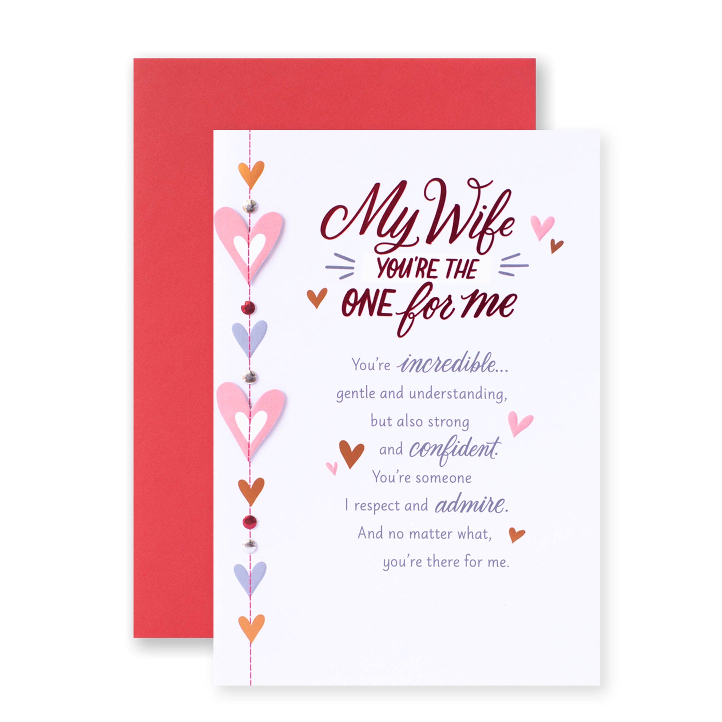Hallmark Valentine's Day Wife Card - My Wife You're THE ONE for me…
