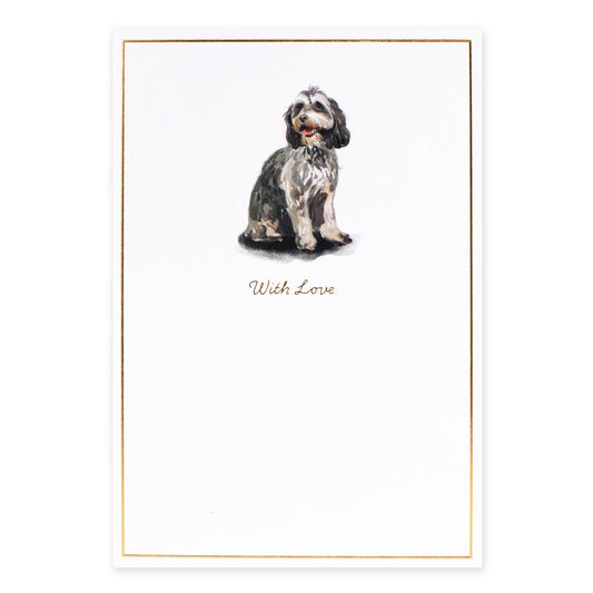 Hallmark Whimsical Whiskers With Love Greeting Card - Maltese Dog
