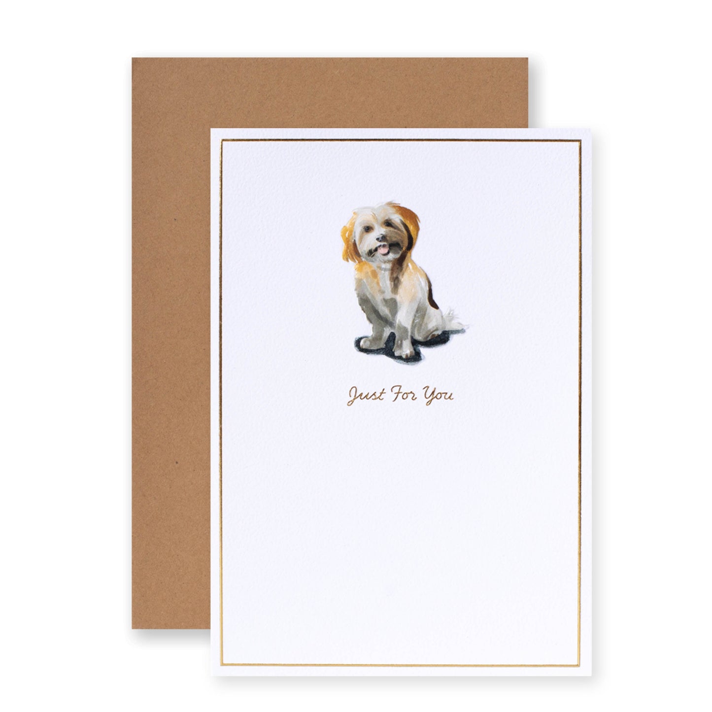 Hallmark Whimsical Whiskers Just For You Greeting Card - Cavoodle Dog