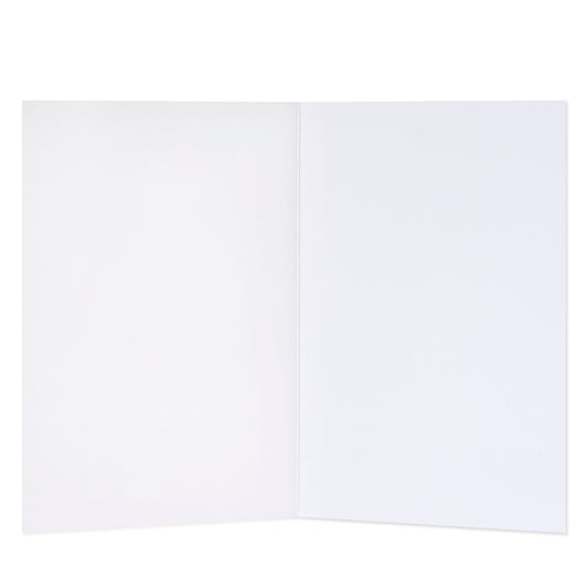 Hallmark Ozzy Oddities Birthday Card - Quokka Celebrations, blank interior layout, showcasing clean white space for personal message.