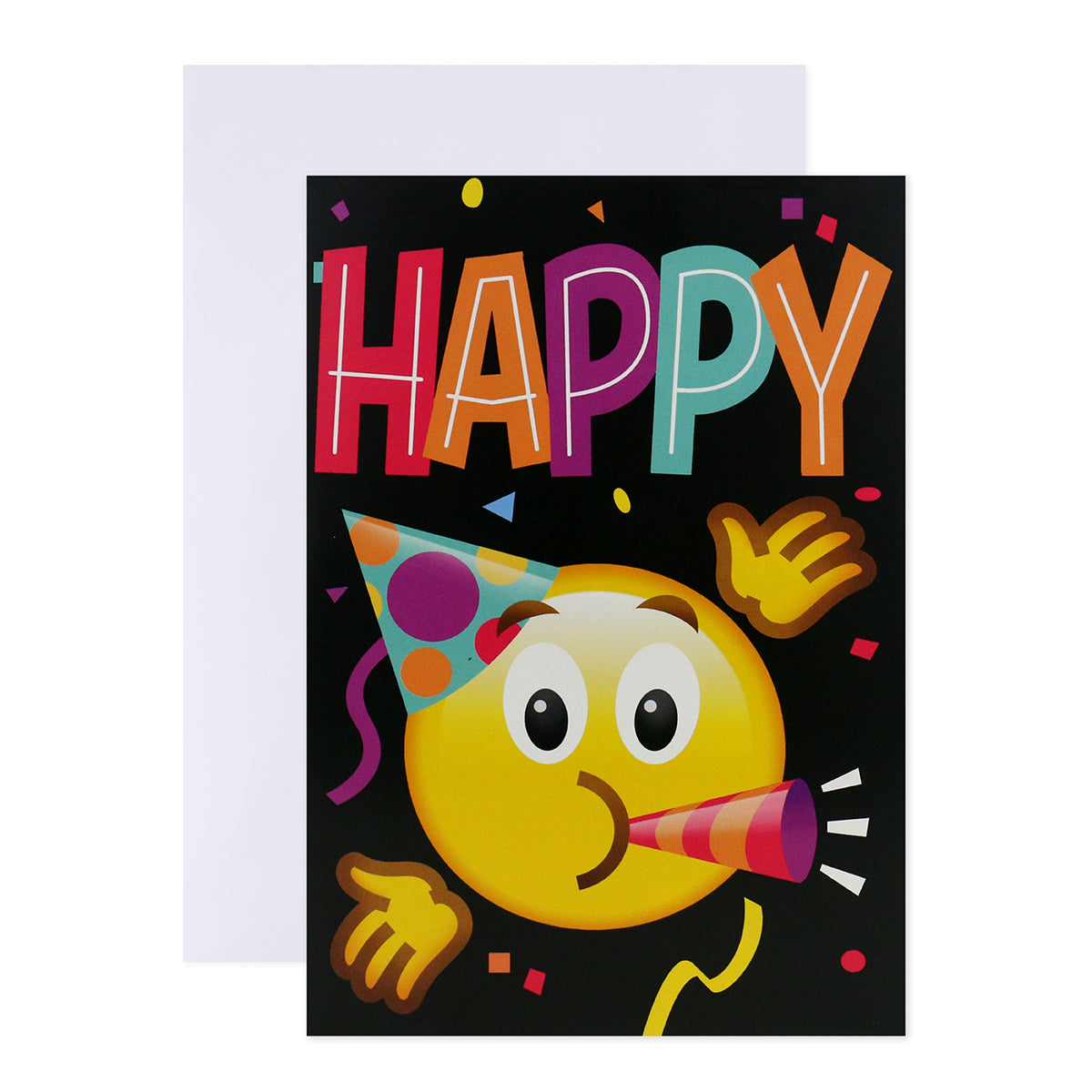 Hallmark Interactive Sound Card - Happy Celebration Emoji!