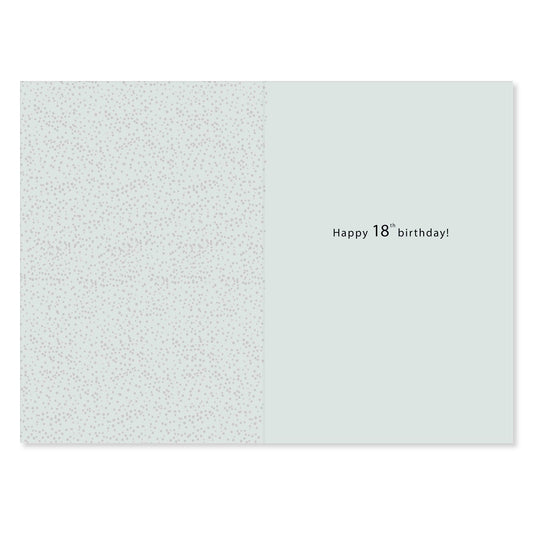 Connections from Hallmark 18th Birthday Card - 18