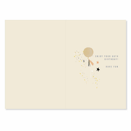 Connections from Hallmark 80th Birthday Card - 80 AMAZING YEARS OF YOU!