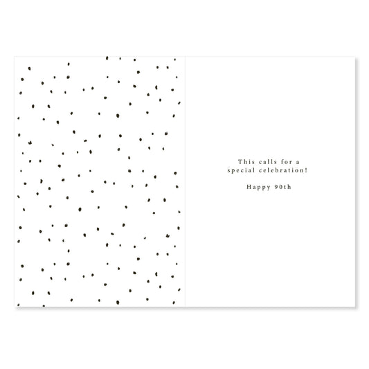 Connections from Hallmark 90th Birthday Card - 90 fantastic years of you!