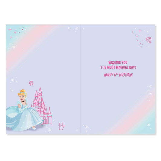 Connections from Hallmark Age 6 Birthday Card - Disney Princess 6