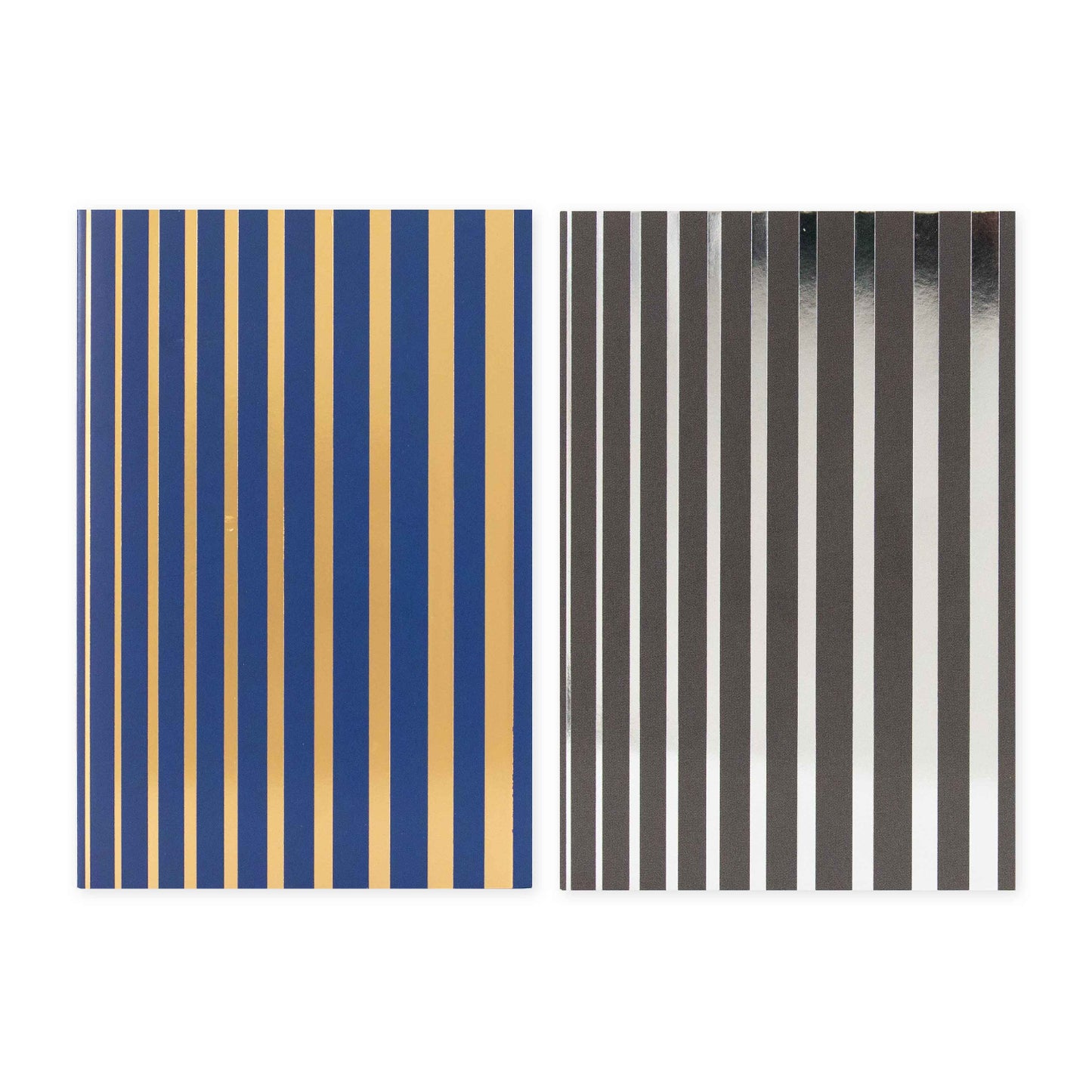 Hallmark Multipack of 12 Blank Cards - 2 designs, Gold Stripes and Silver stripes Blank Cards