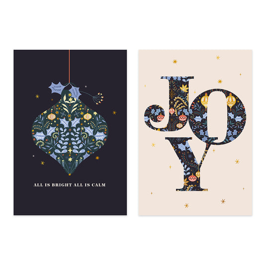 Hallmark Boxed Christmas Cards 10 Pack - Seasons Greetings