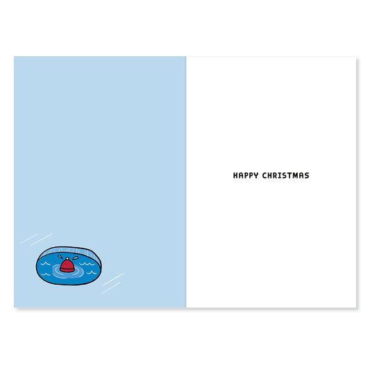 Hallmark Christmas Card - Ice Hole