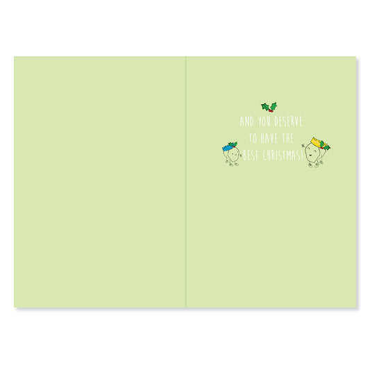 Hallmark Christmas Card For Dad - Brussel Sprouts