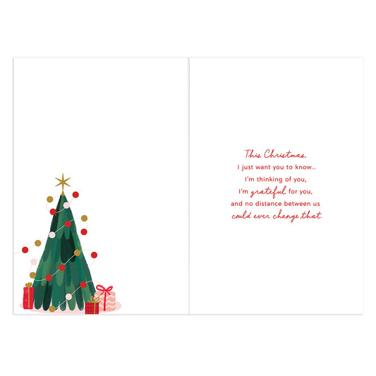 Hallmark Christmas Card - Christmas keeps us close