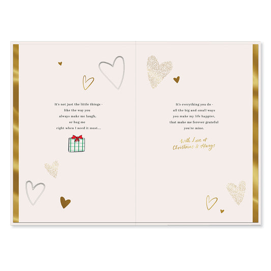 Hallmark Christmas Card For Husband - Everything You Do