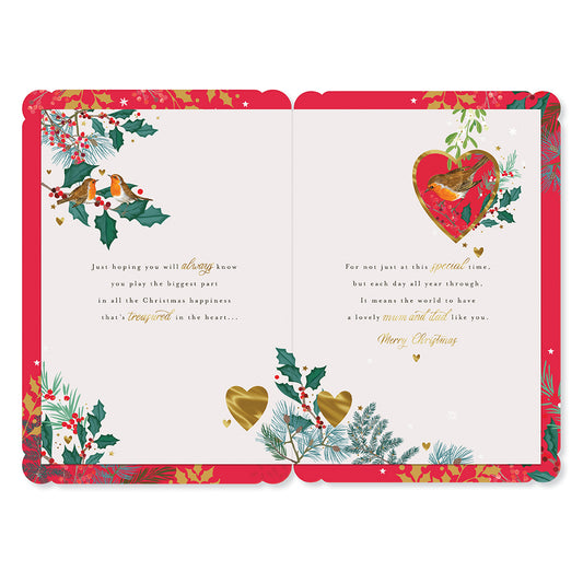 Hallmark Christmas Card - Mum & Dad