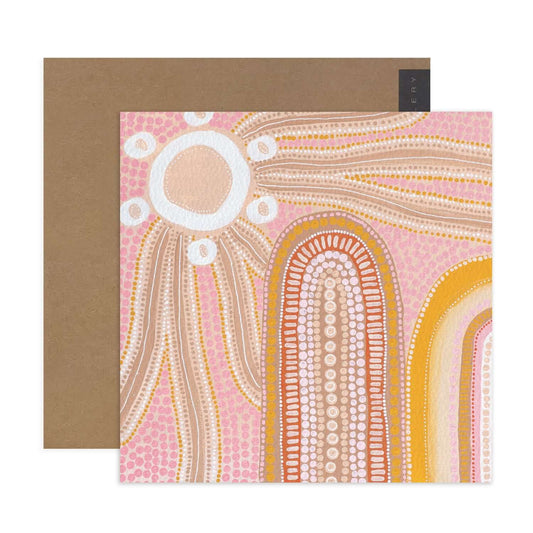 Hallmark x Emma Stenhouse Gallery Blank Greeting Card - Mountain Star