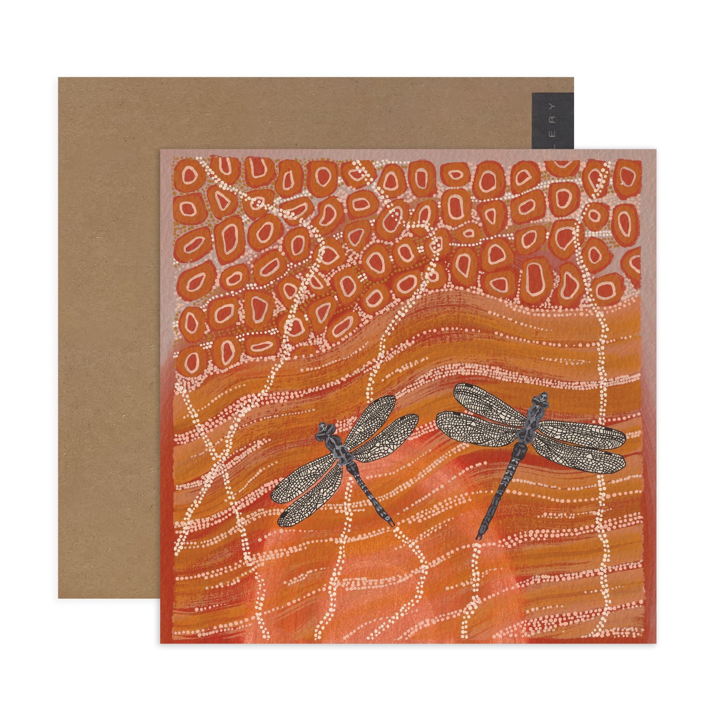 Hallmark x Emma Stenhouse Gallery Blank Greeting Card - Dragonfly Duo