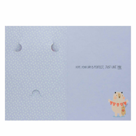 Hallmark Mother's Day Card - Perfect Like You interior view, featuring a sweet message and cute illustration of a guinea pig.