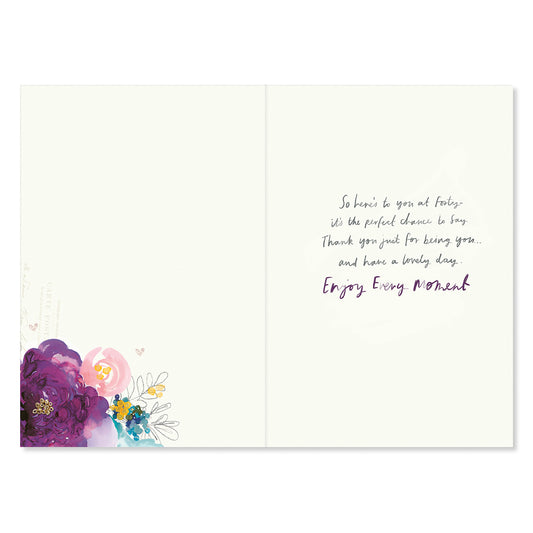 Hallmark 40th Birthday Card - Enjoy Every Moment