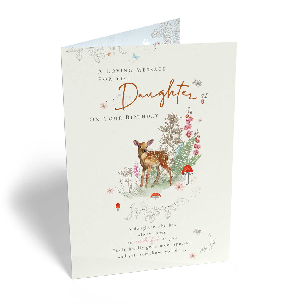 Daughter Deer Traditional Birthday