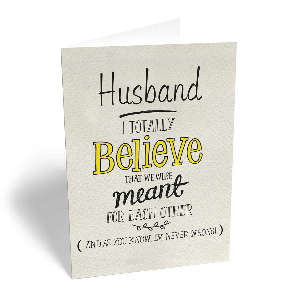Husband Editable Really Believe Meant