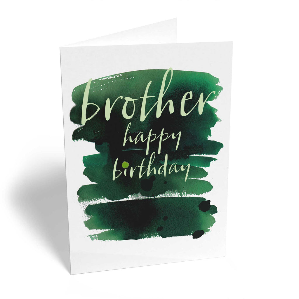 Brother Happy Birthday Classic Painted Pattern