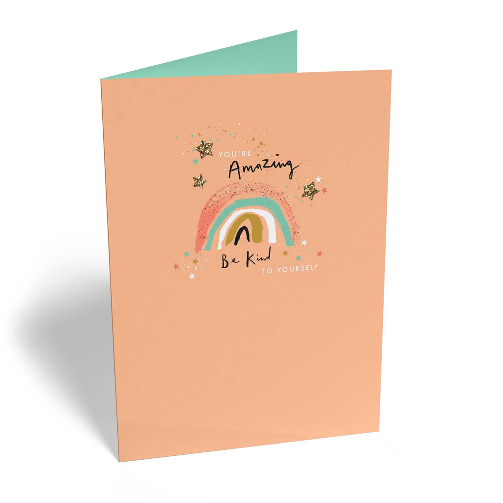Contemporary Birthday Illustrated Rainbow Be Kind To Yourself