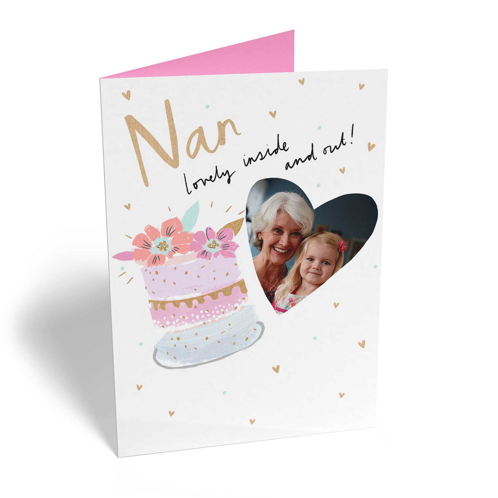 Contemporary Nan Birthday Cake Hearts Lovely