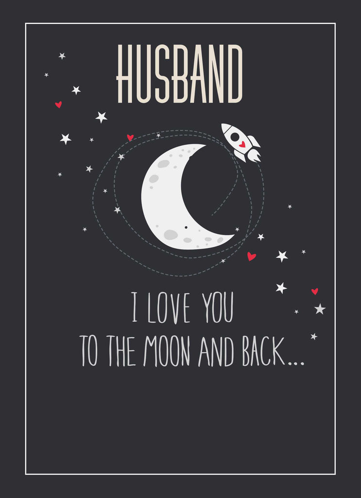 Husband Crescent Moon Night Sky