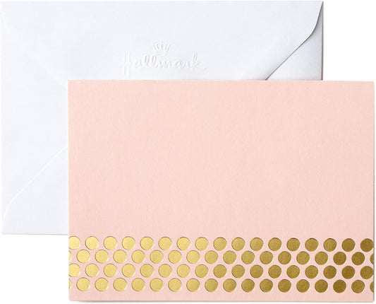 Hallmark Boxed Thank You Cards Assortment, Classic Gold Foil (Four Assorted Designs, 40 Cards with Envelopes)