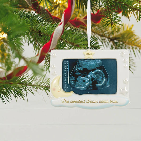 Sweetest Dream Come True Photo Frame (Porcelain) — Hallmark Keepsake Christmas Ornament