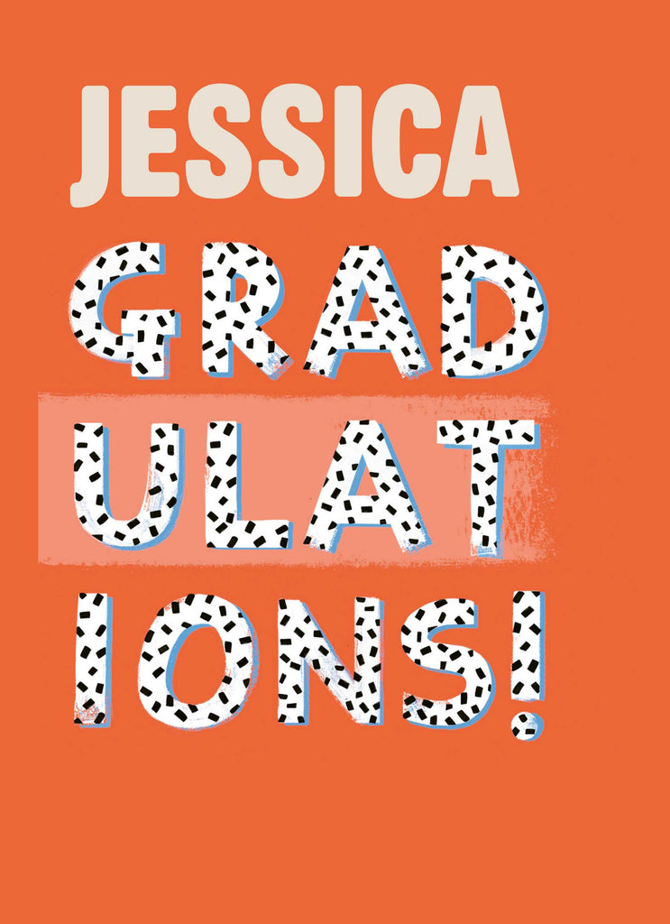Graduation Congratulations Contemporary Editable Text