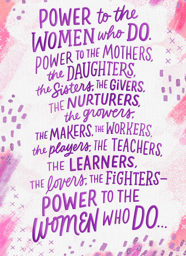 Encouragement Women Verse Power