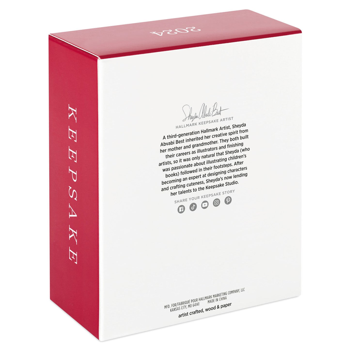 Noah's Ark Papercraft — Hallmark Keepsake Christmas Ornament