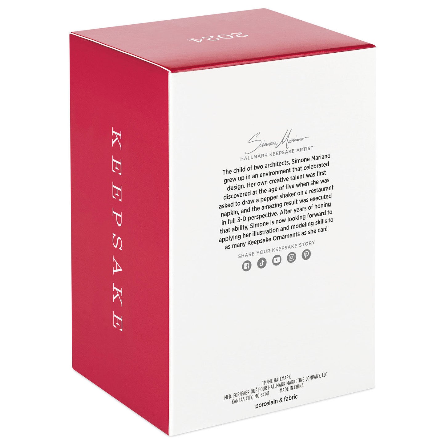 Barbie™ 65th Anniversary Blue Sapphire Barbie™ Porcelain and Fabric — Hallmark Keepsake Christmas Ornament