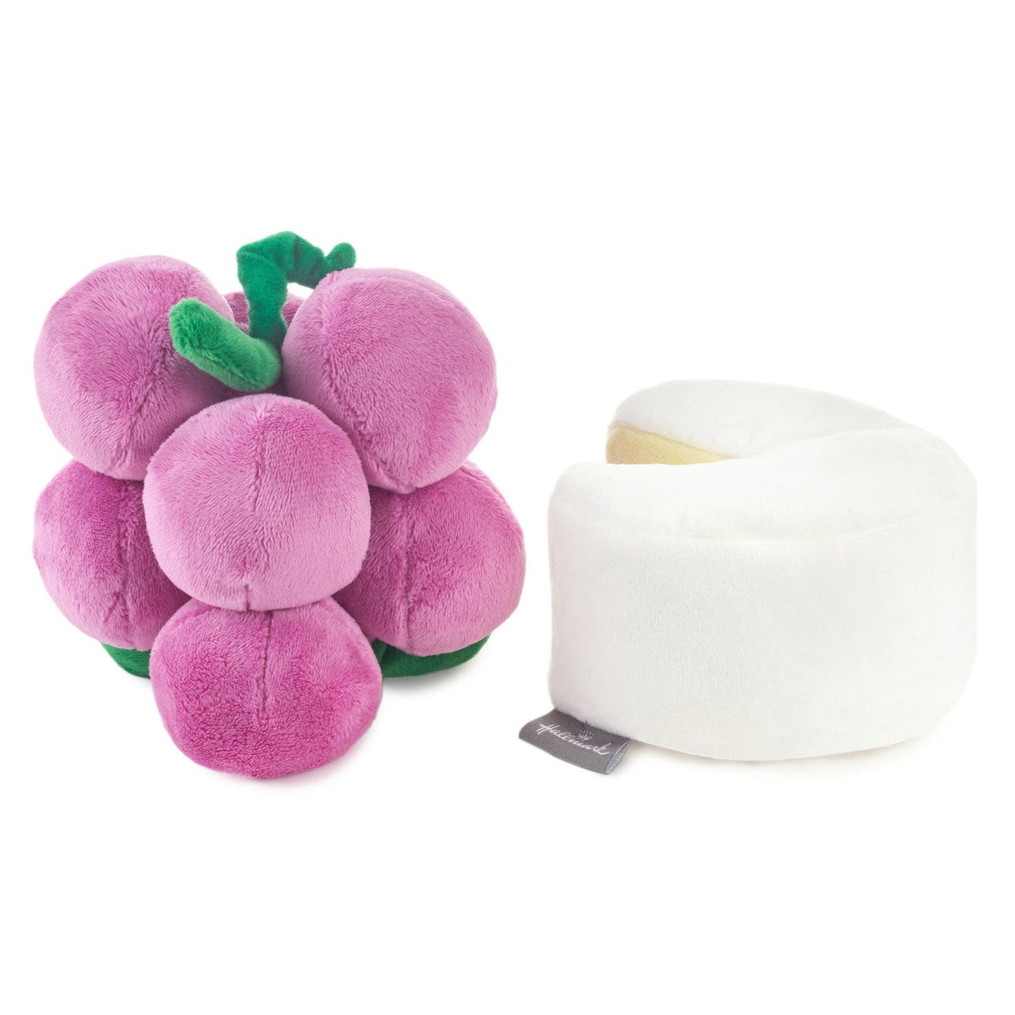 Grapes & Brie, Magnetic Plush Pair - Better Together