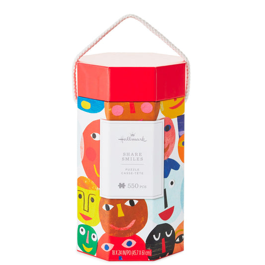 Share Smiles 550-Piece Jigsaw Puzzle (45.8cm x 61cm)