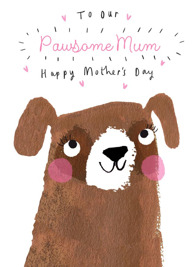 Personalised Mother's Day Card - Cute Dog Illustration – Hallmark Australia