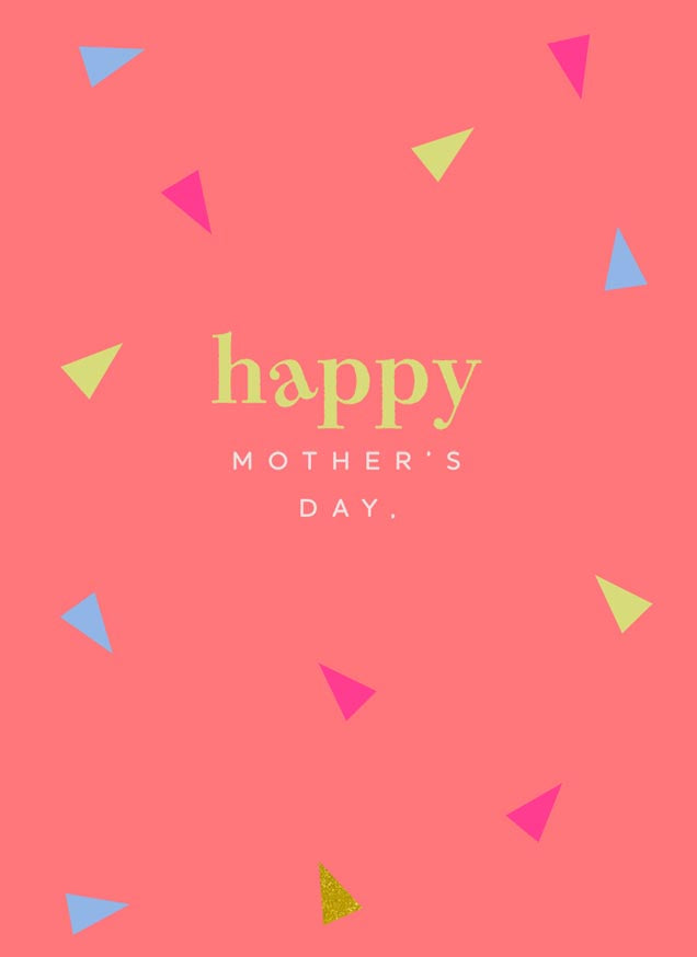 Personalised Mother's Day Card - Happy Mother's Day Confetti – Hallmark 